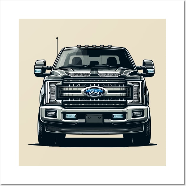 Ford F350 Wall Art by Vehicles-Art